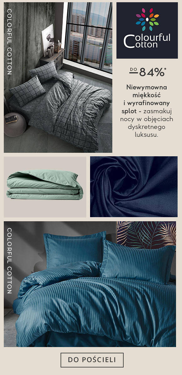 Colourful Cotton - Pościel do -84%*