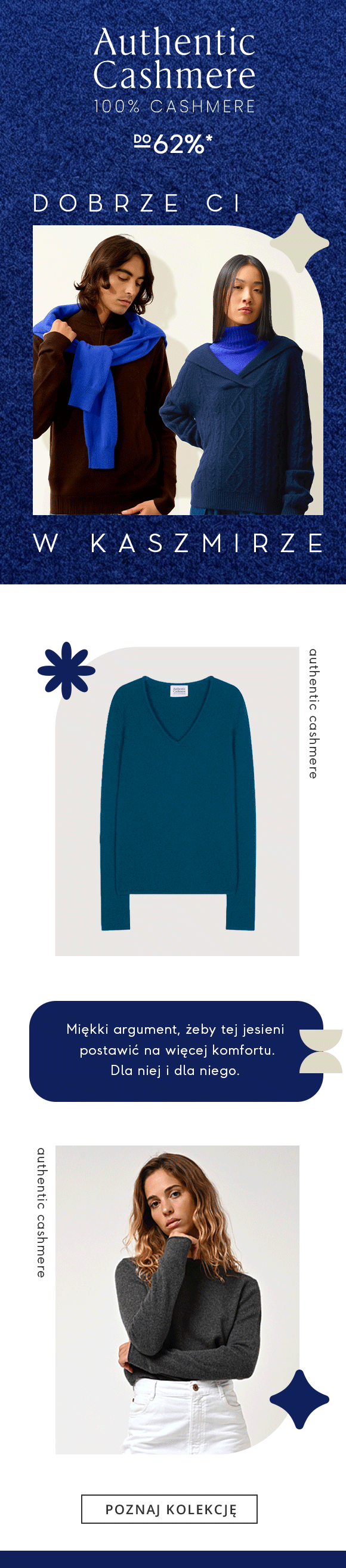 Authentic Cashmere do -62%*
