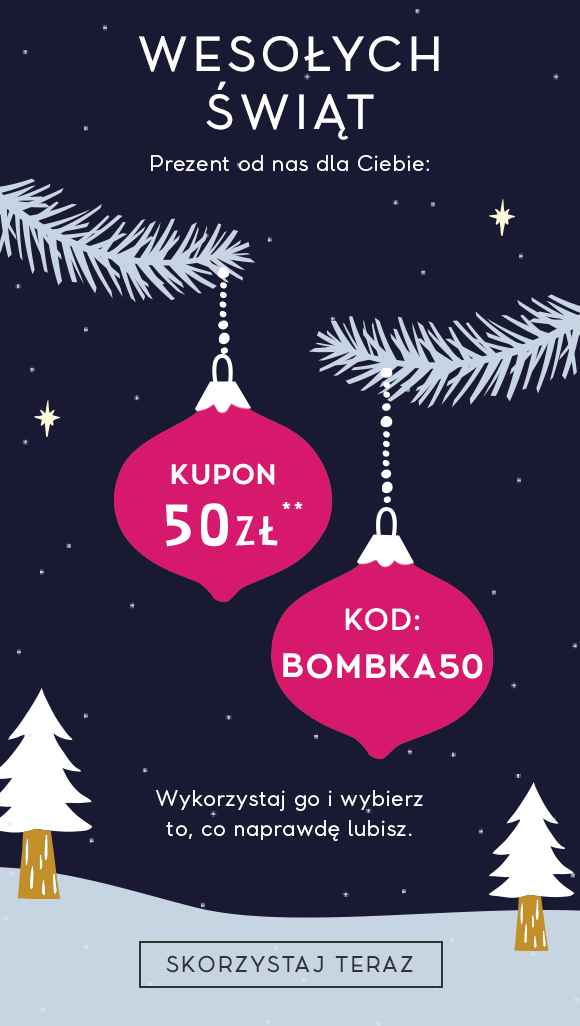 Kupon 50zł** Wesołych Świąt