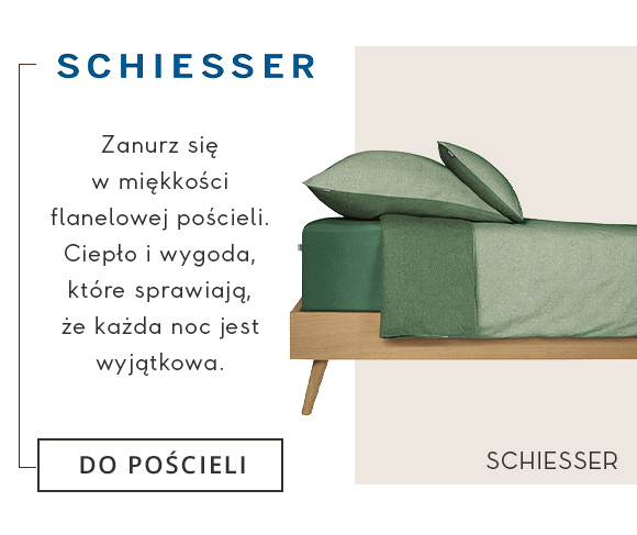 Schiesser - Pościel flanelowa i inne