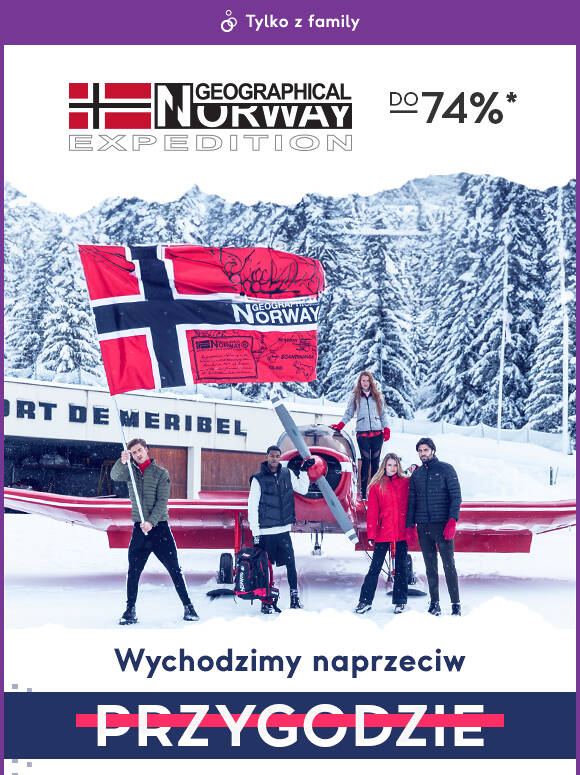 Geographical Norway Women do -74%*