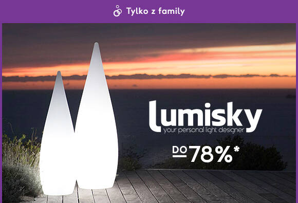 Oświetlenie zewn. Lumisky do -78%*