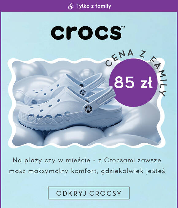 Crocs za 85 zł*