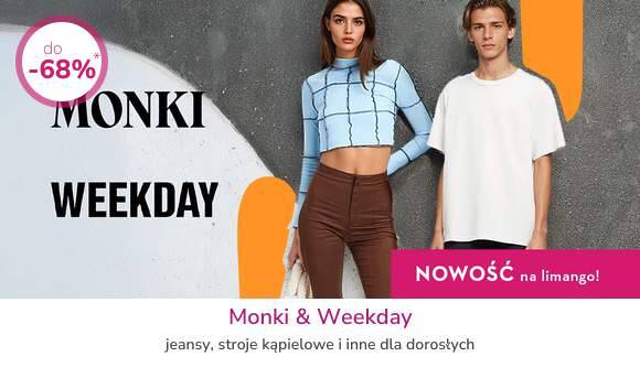 Monki & WEEKDAY do -68%*
