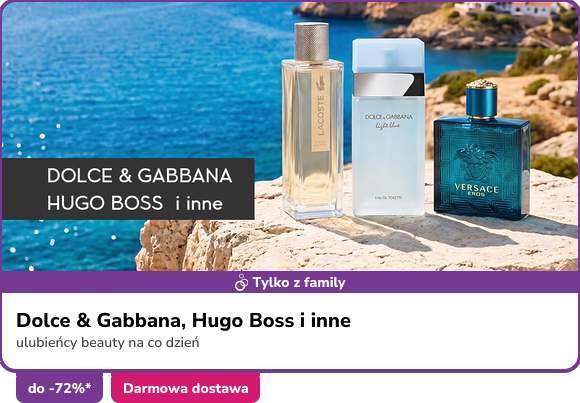 Dolce & Gabbana, Hugo Boss i inne do - 72%* z darmową dostawą
