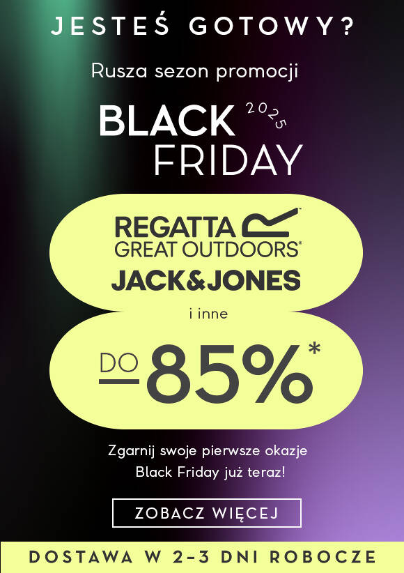 BLACK FRIDAY ruszył z ofertami do - 85%*