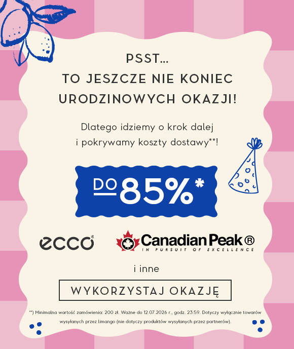 Do -85%* ecco, Canadian Peak i inne