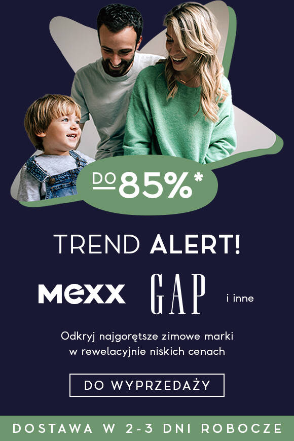 Trend alert - wyprzedaz do -85%*