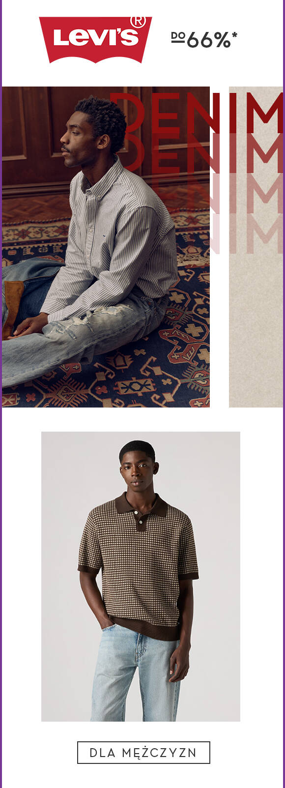 Levi's men do -66%*