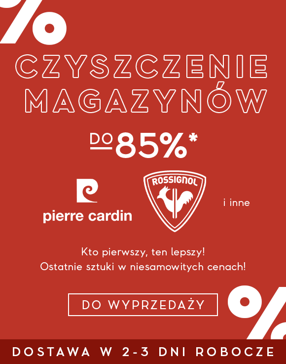 Czyszczenie magazynu do -85%*