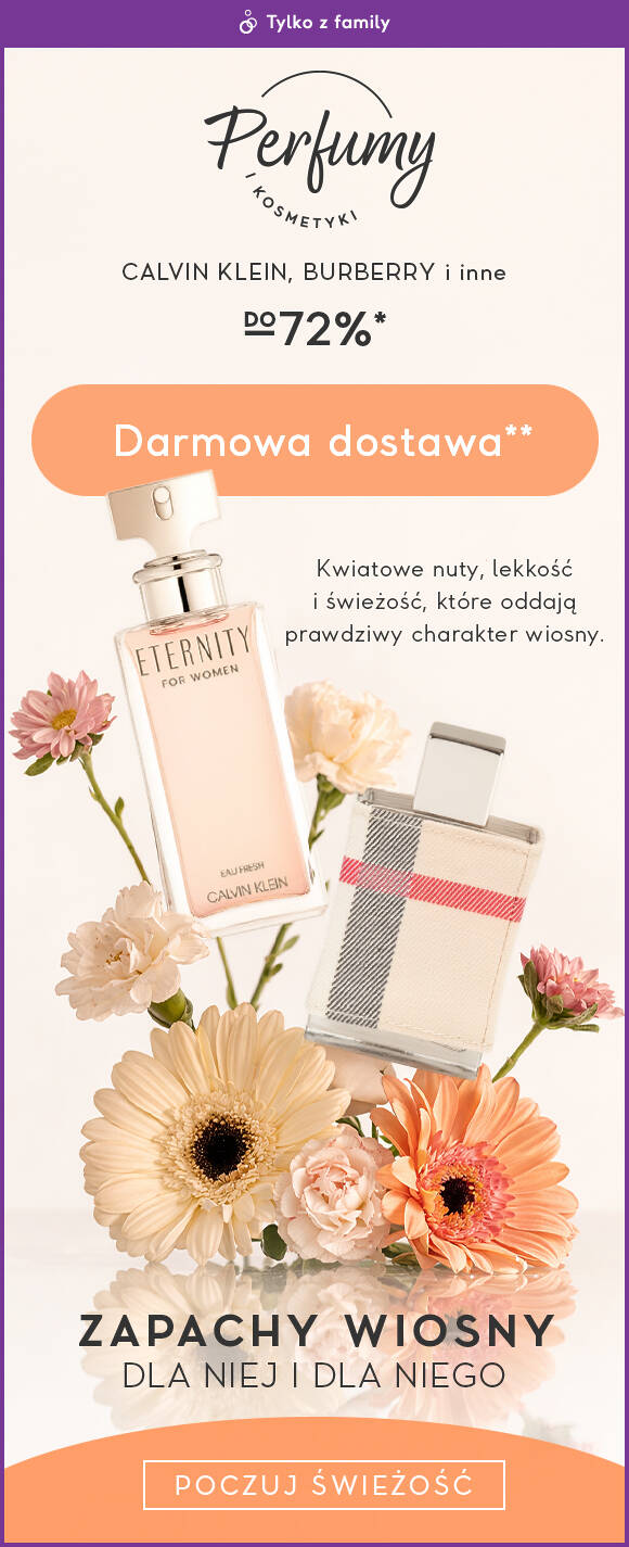 Darmowa Dostawa na perfumy: Burberry & Calvin Klein i inne do - 72%*