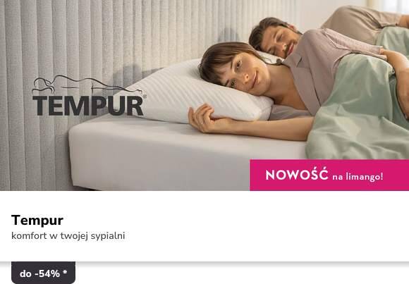 Nowosc - poduszki Tempur