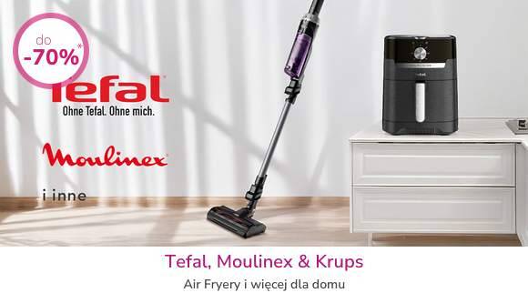 Tefal, Moulinex & Krups do -70%*