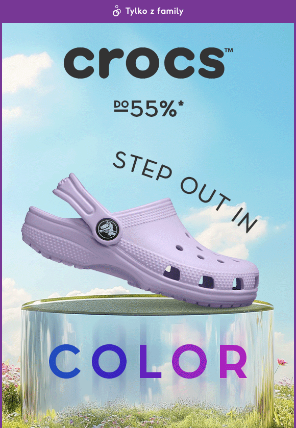 Crocs do - 55%*