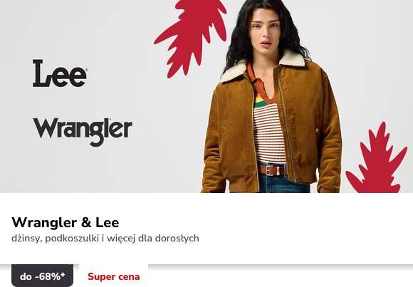 Wrangler & Lee do - 68%*