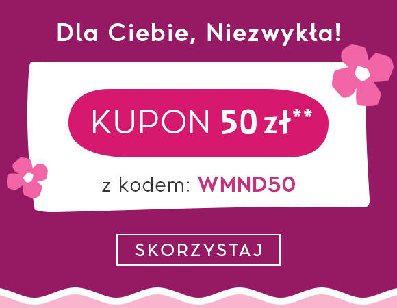 Kupon 50 zl z kodem: WMND50 (min.zam. 300 zl)