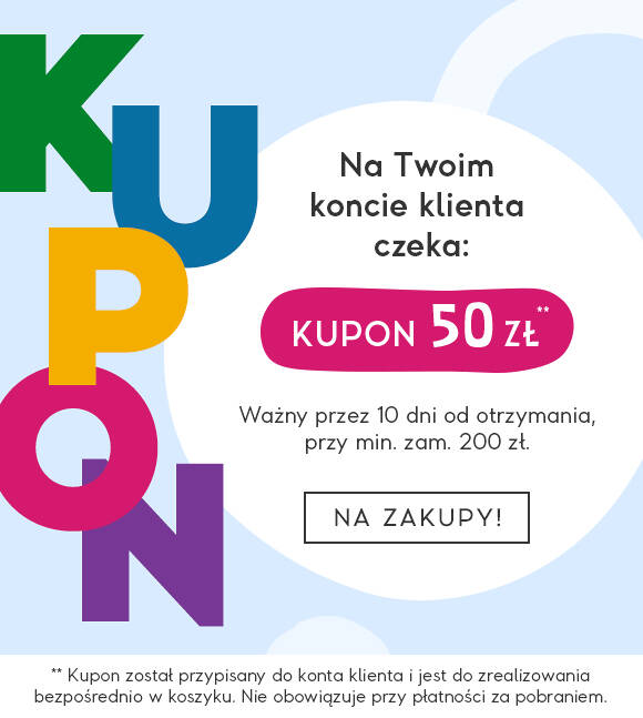 Kupon 50 zł czeka na Twoim koncie klienta