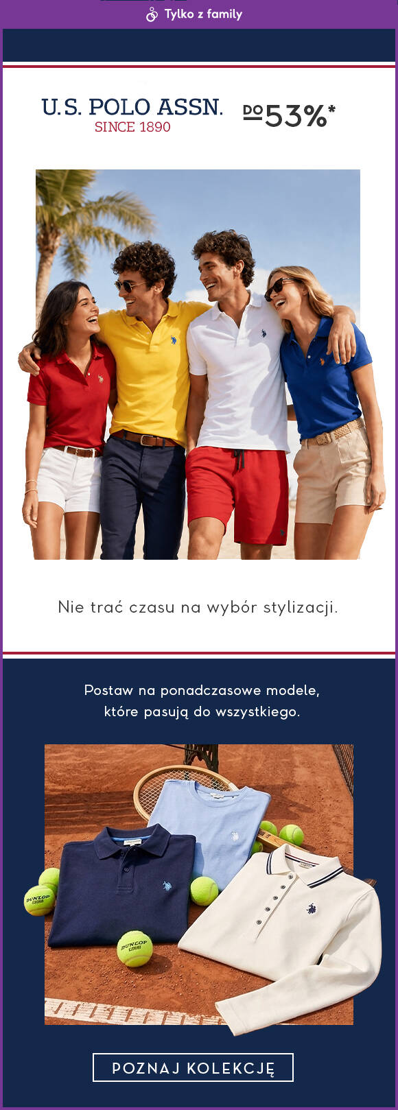 U.S. Polo Assn. do -53%*