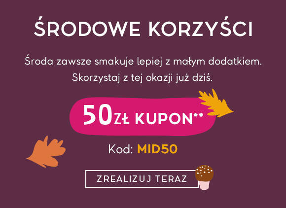 Kupon 50 zł** z kodem: MID50