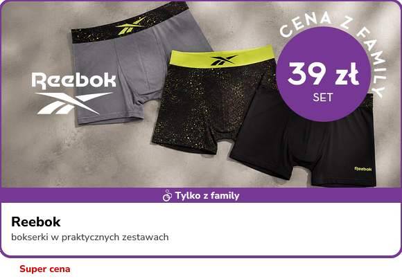 Reebok set za 39 zł