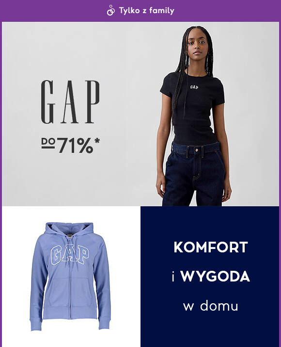 GAP do -71%*