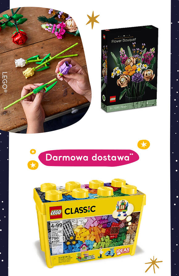 LEGO z darmową dostawą**