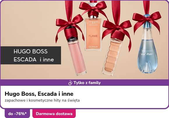 Hugo Boss, Escada i inne z darmową dostawą