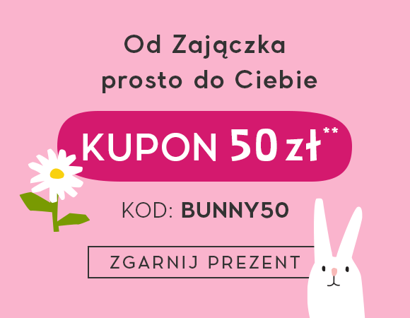 Kupon 50zł** od zajączka