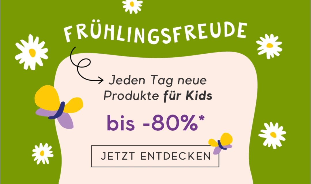 Top-Marken für Kids bis -80%* reduziert