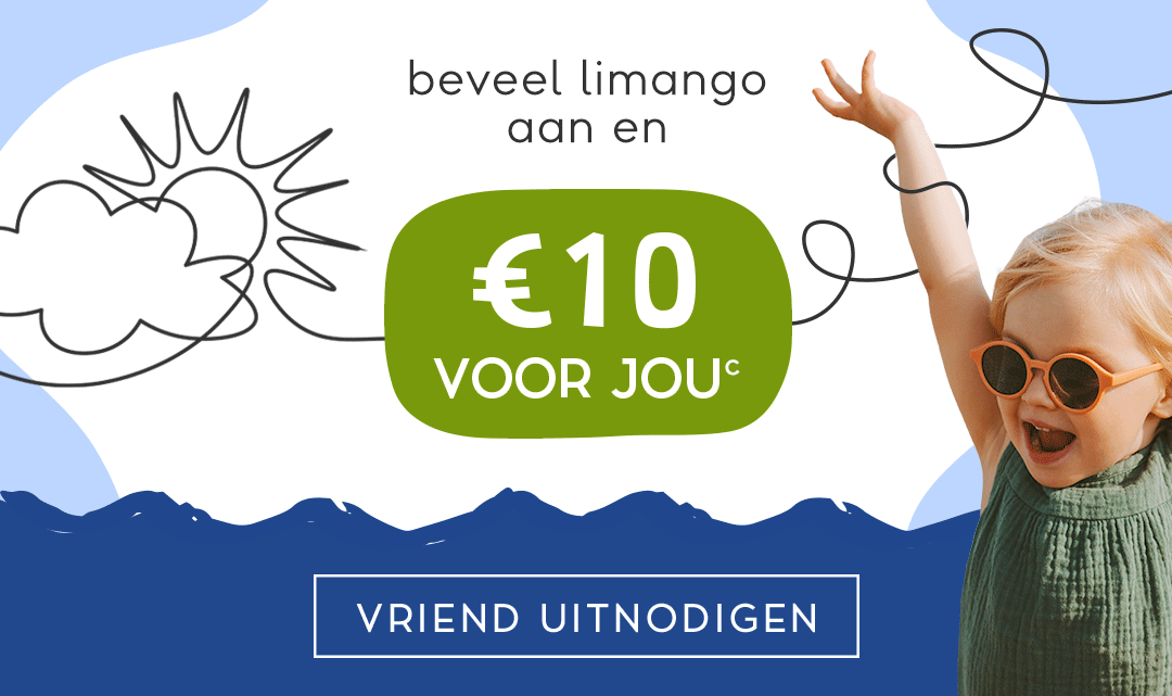 Voucher ter waarde van € 10 voor jou + voucher ter waarde van € 10 voor je vriend(in) >>> http://www.limango.nl/invite