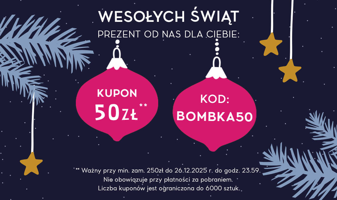 Kupon 50zł** Wesołych Świąt