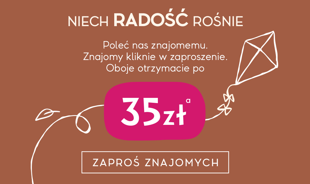 Zaproś znajomych i zyskaj kupon na 35 zł dla siebie i swojego znajomego >>> http://www.limango.pl/invite